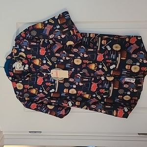 NWT Ron Swanson Button down
